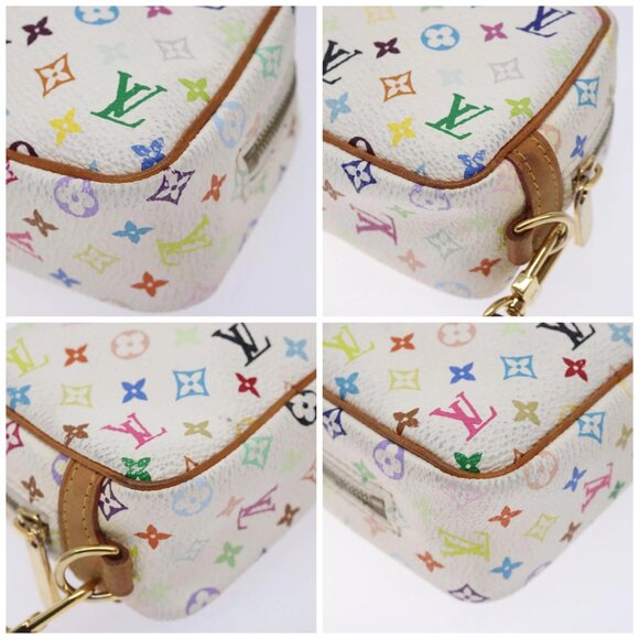 LOUIS VUITTON Monogram Multicolor Trousse Wapity White M58033 LV Auth 132787 - Picture 16 of 16